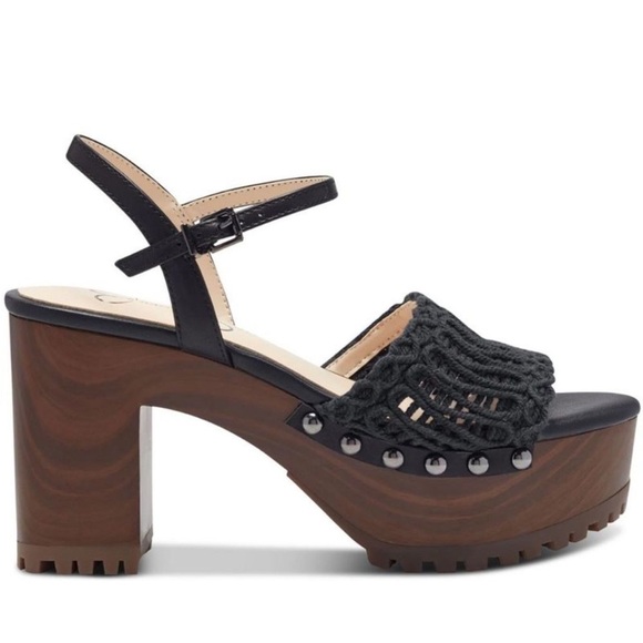 NEW! Jessica Simpson Black Timia Platfrom Clog - Size 9.5 - Picture 3 of 13